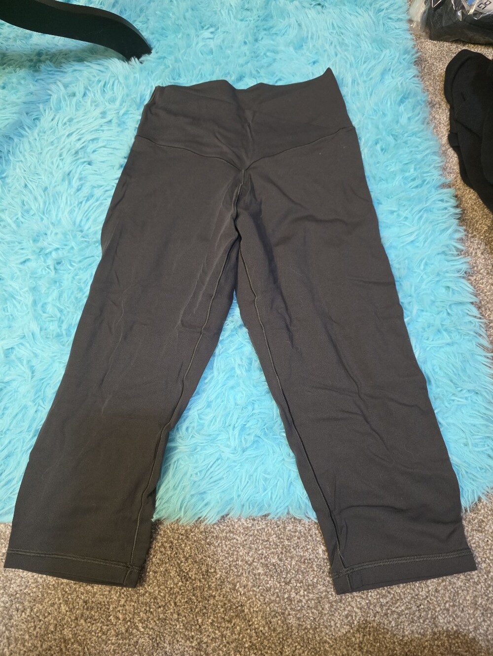Gray Active Capri Leggings By Aerie